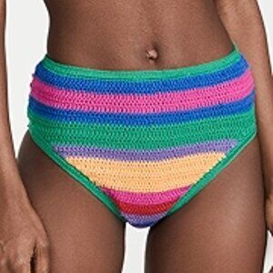 Farm Rio Bruna's Stripe Colorful Crochet Bikini Set